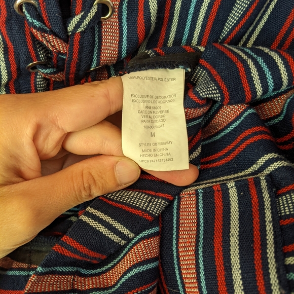 GB Gianni Bini Striped Mini Dress medium - Picture 5 of 5